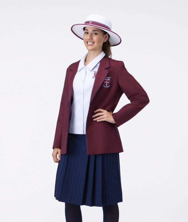3480SBRW - SNR White SS Blouse (Yr 11-12)