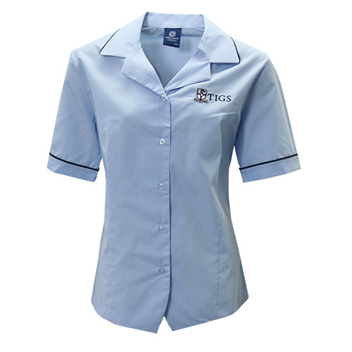 Yr 7-9 Short Sleeve Pintuck Blouse