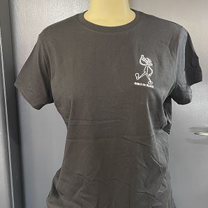3474BRC Girls in Black T-Shirt