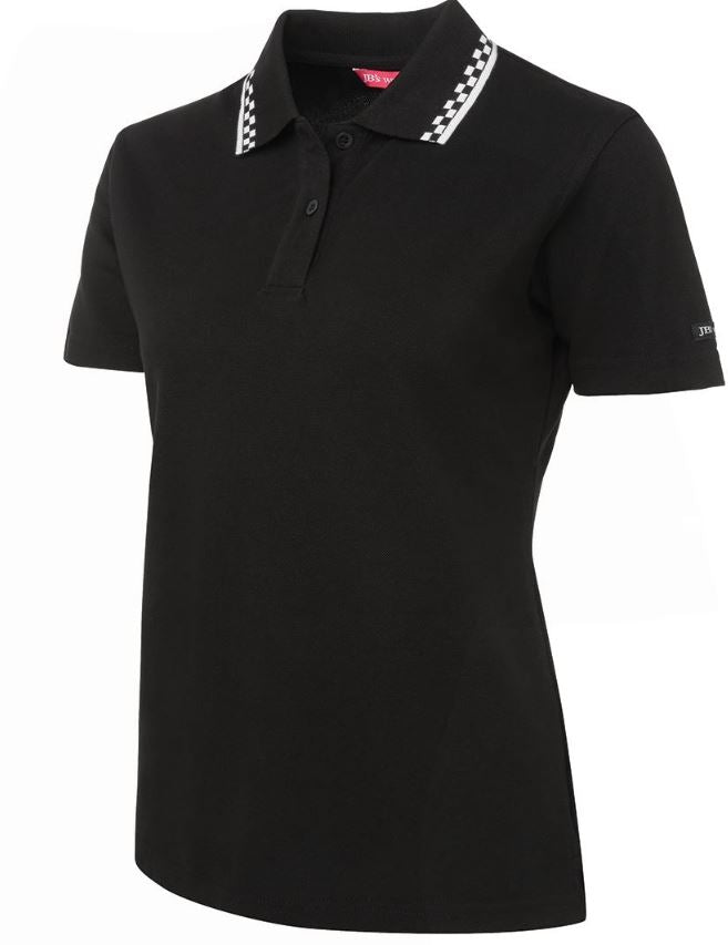 3475 - Chef's Polo Black/White