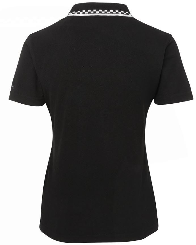 3475 - Chef's Polo Black/White