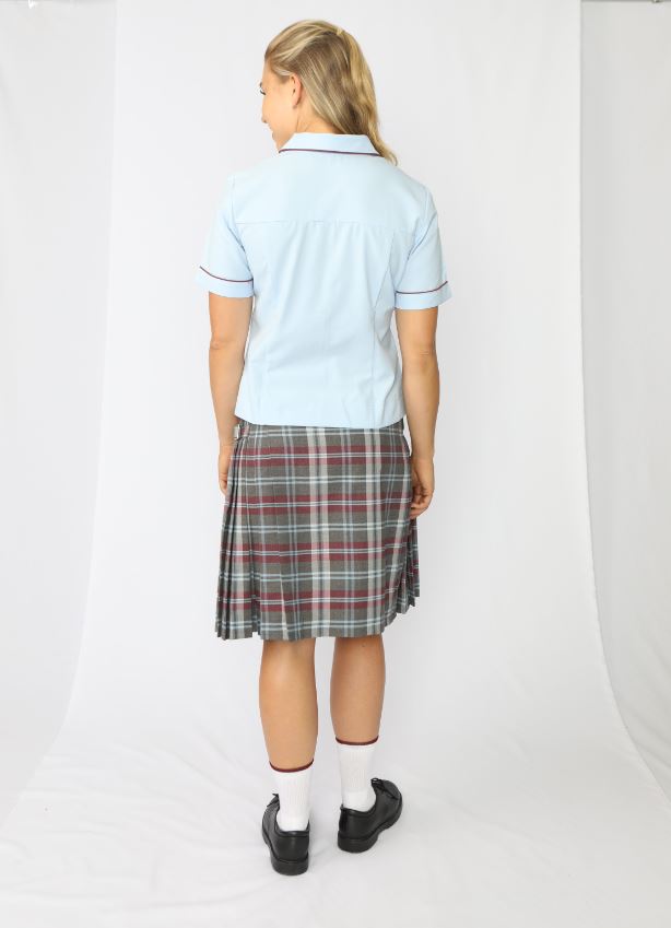 3449BRCJS - JNR Blue SS Blouse (Yr 7-10)