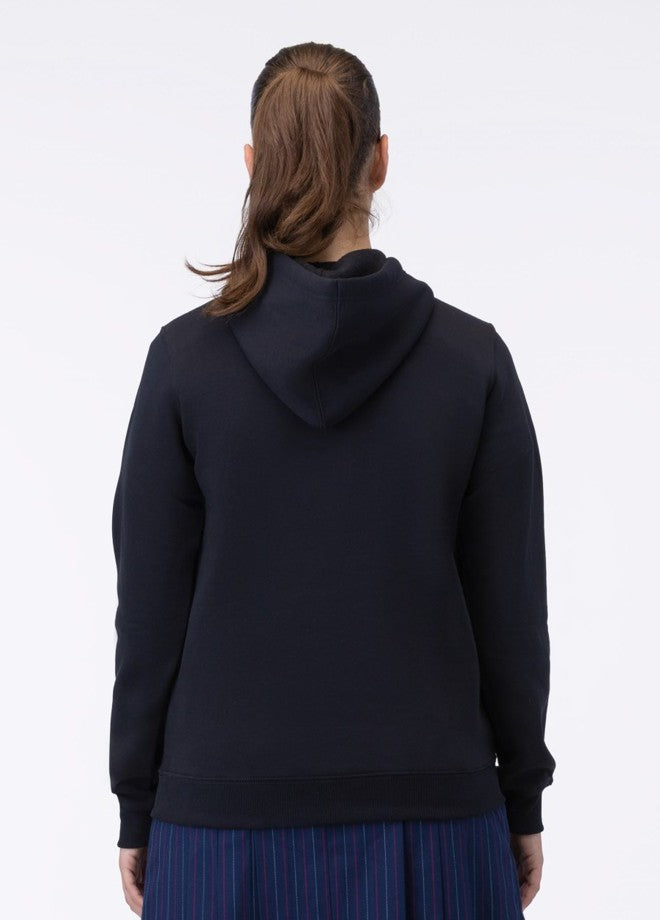 3473BRC Girls in Black Crew Hoodie
