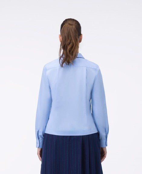 3480LBRS - JNR Blue LS Blouse (Yr 7-10)