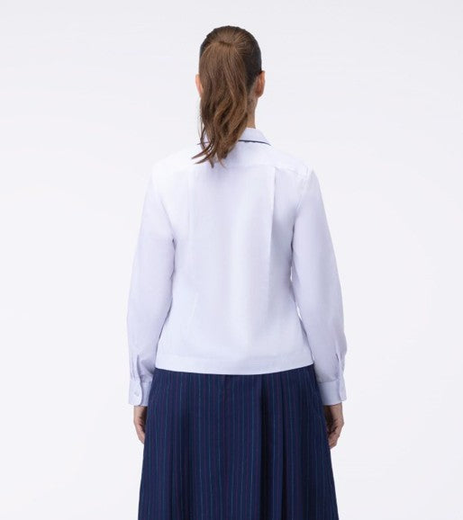 3480LBRW - SNR White LS Blouse (Yr 11-12)