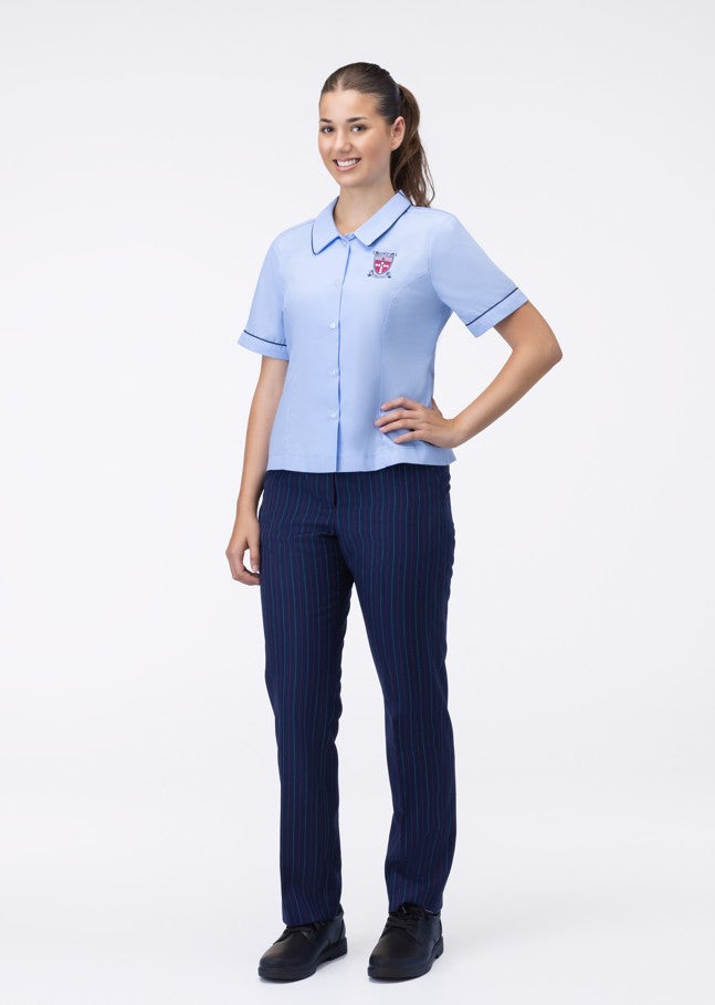 3480SBRS - JNR Blue SS Blouse (Yr 7-10)