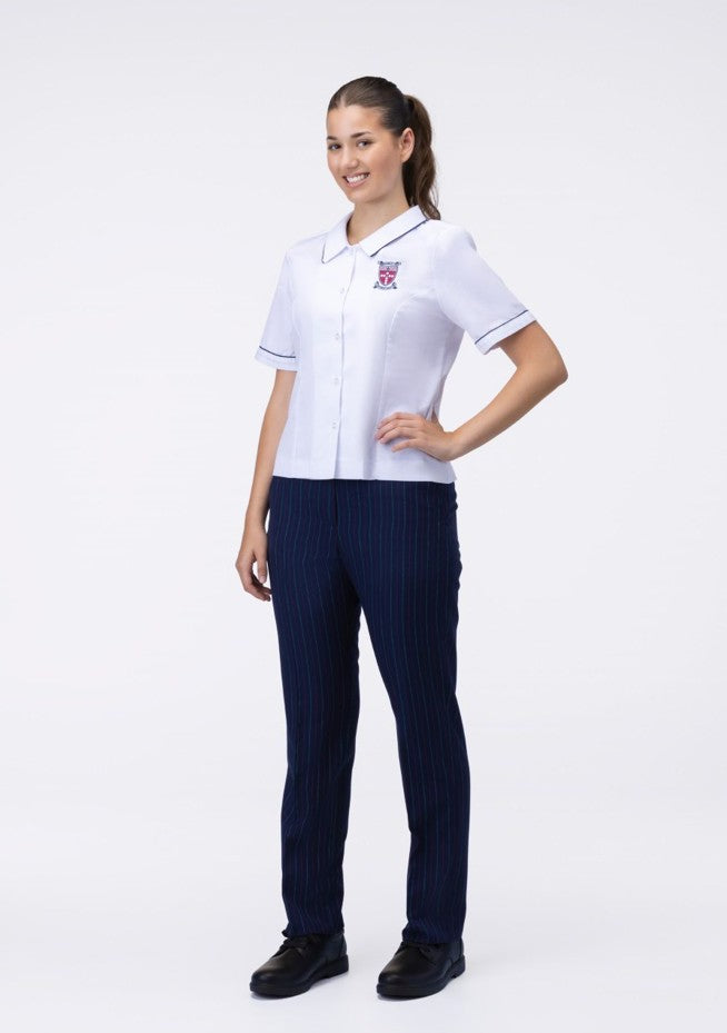 3480SBRW - SNR White SS Blouse (Yr 11-12)