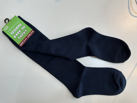 Navy Knee High Sock