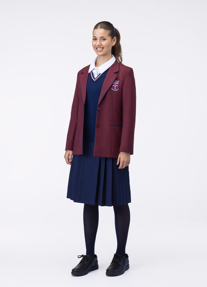 7042BRC - Needle Out Jnr Navy Jumper - Cotton