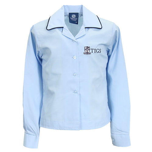 Yr 7-9 Long Sleeve Pintuck Blouse